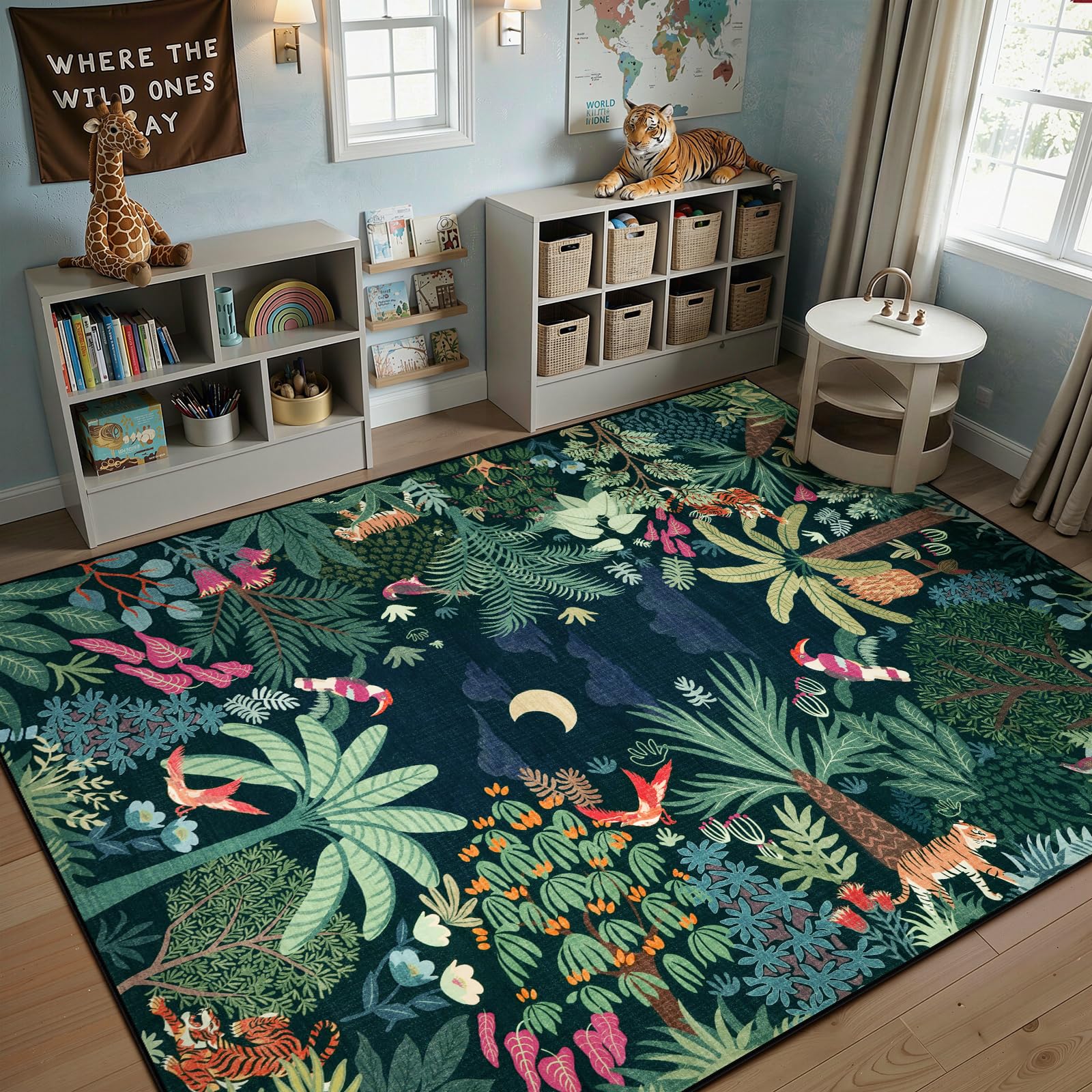 新品 tenbox original rug 10匣 ラグマット＋おまけ Amazon.com: LIVEBOX Washable Bedroom Rug 8x10 Under Bed, Modern